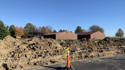 Construction of MDH Drive-Thru Photo