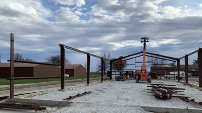 Construction of MDH Drive-Thru Photo