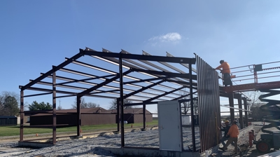 Construction of MDH Drive-Thru Photo