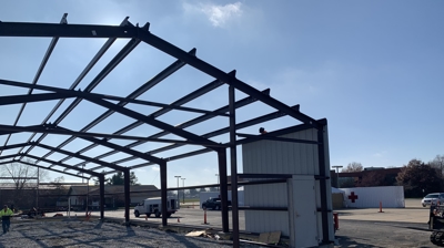 Construction of MDH Drive-Thru Photo