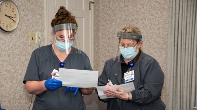 COVID-19 vaccine at MDH Photo