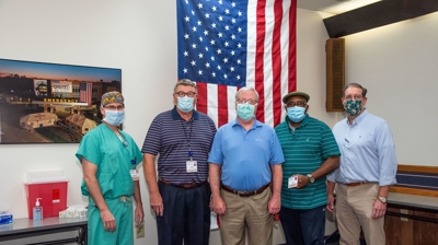 COVID-19 vaccine at MDH Photo