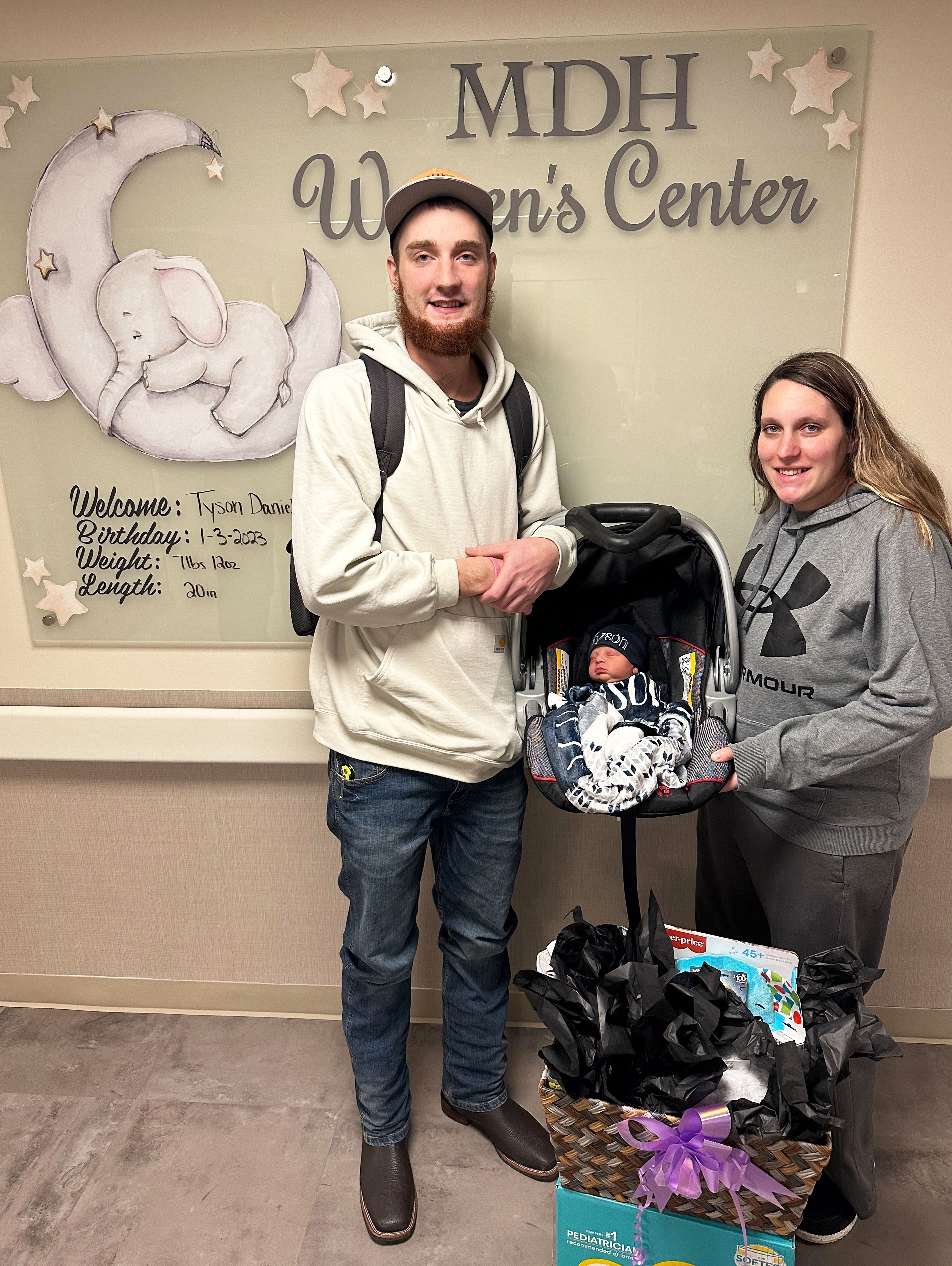 New parents and baby